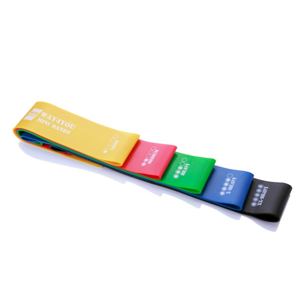 Набор эспандеров Mini Bands Set Pro Way4you w40128, 5 шт