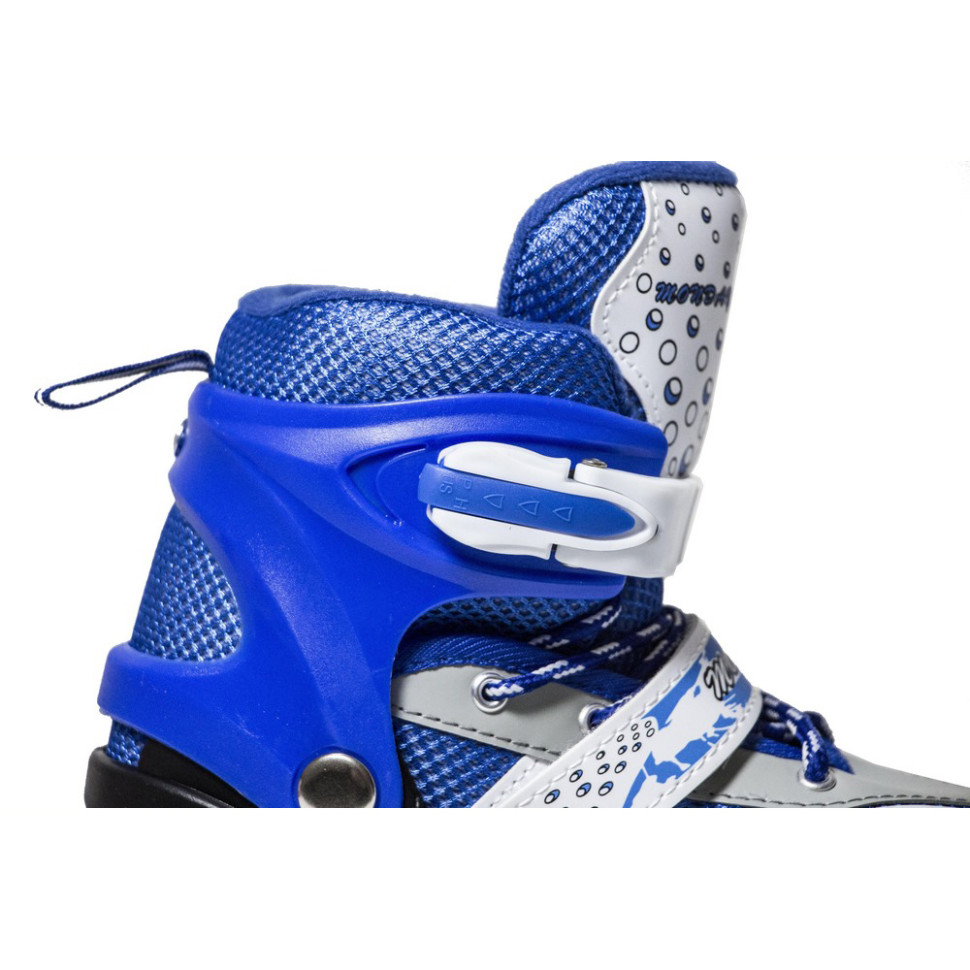 Детские раздвижные ролики Happy Bambi 1454421173 Blue, размер 30-33