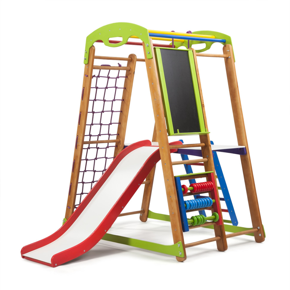 Дитячий спортивний куточок SportBaby «Крихітка - 2 Plus 3» з кільцями