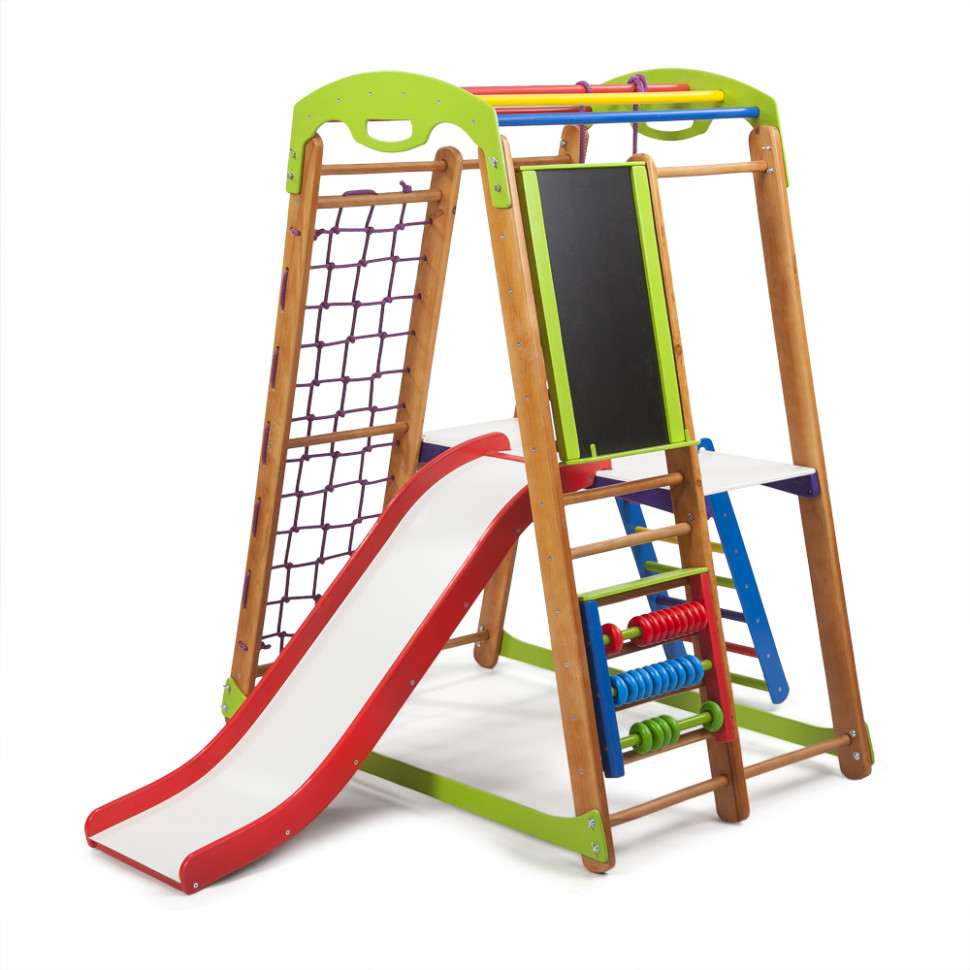Дитячий спортивний куточок SportBaby «Крихітка - 2 Plus 3» з кільцями