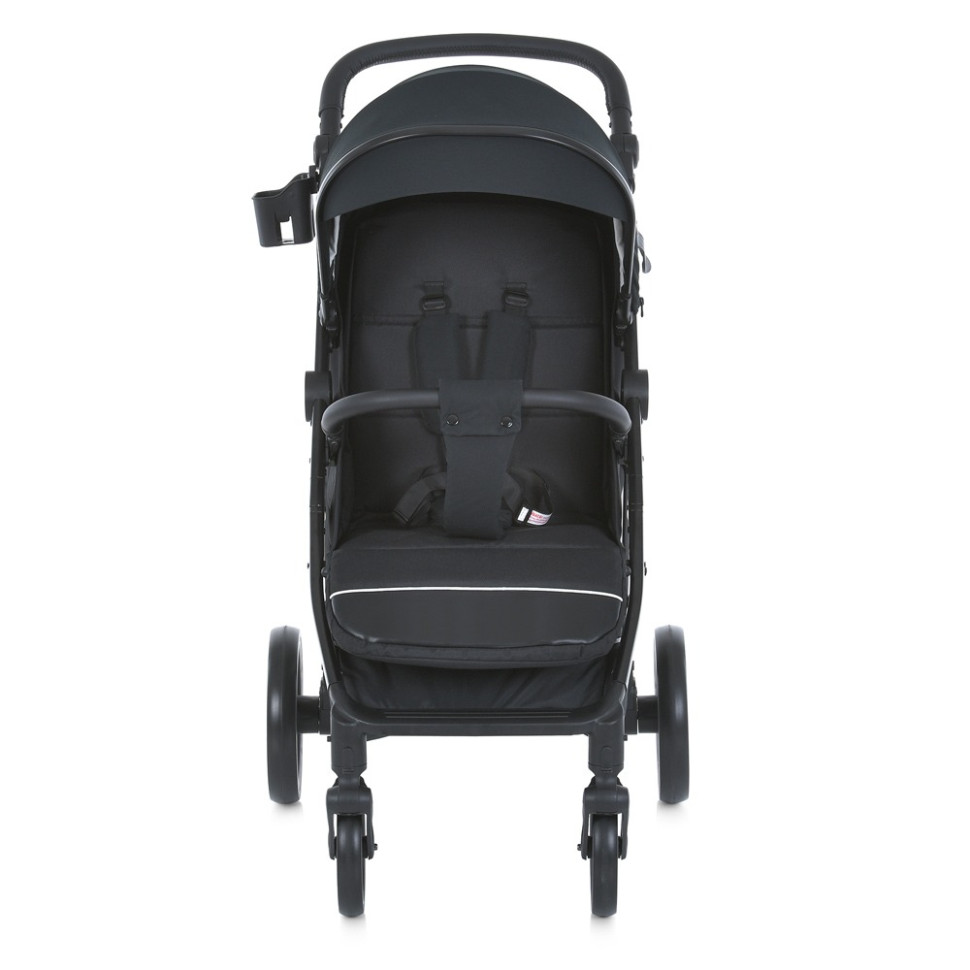 Коляска дитяча прогулянкова VIVA Bambi M 5723 Black, чорна