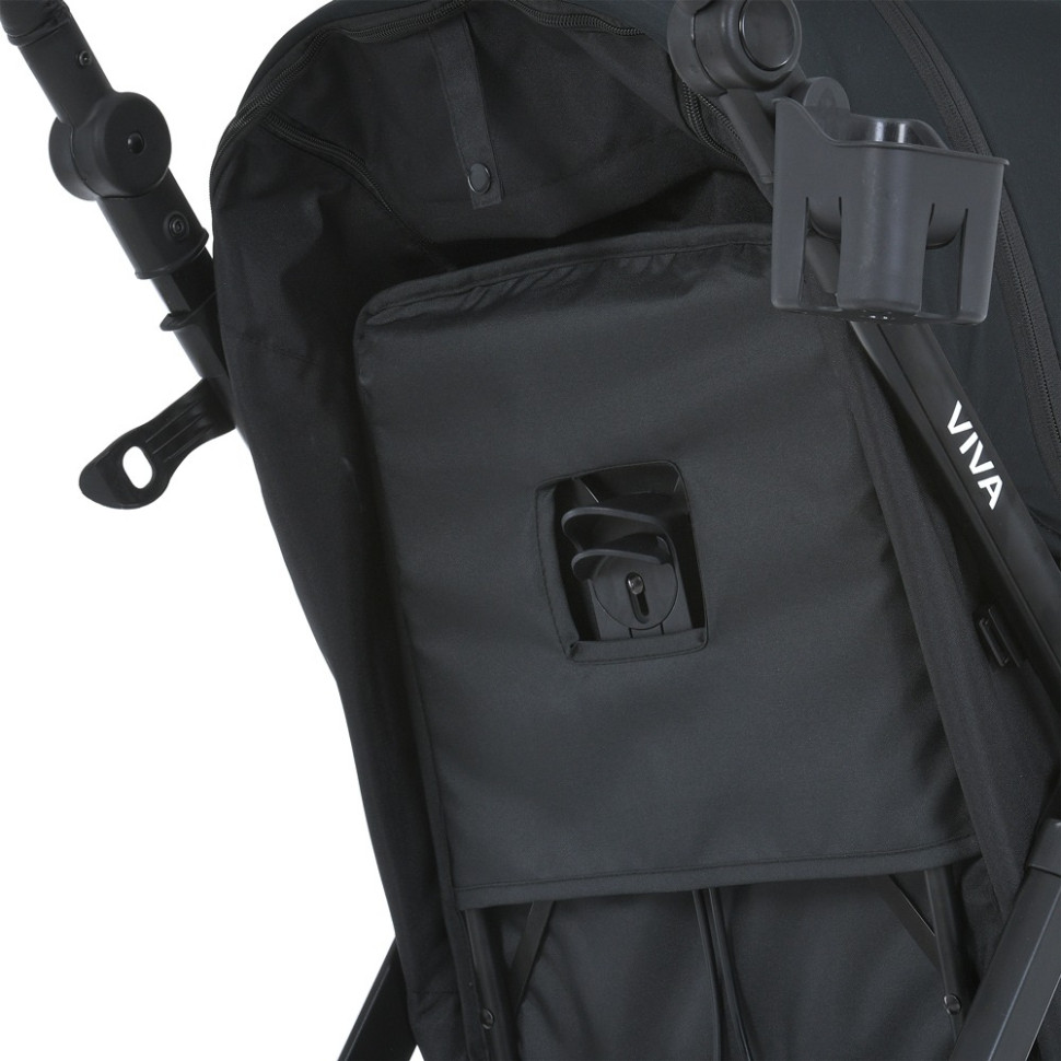 Коляска дитяча прогулянкова VIVA Bambi M 5723 Black, чорна