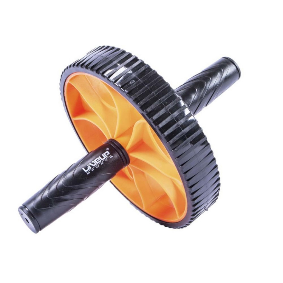 Ролик для пресса EXERCISE WHEEL LiveUp LS3372 оранжевый