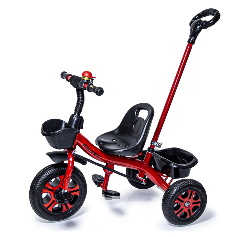 Дитячий триколісний велосипед Scale Sports 587792602 з батьківською ручкою