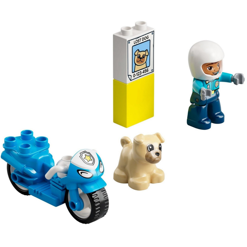 Конструктор LEGO DUPLO Town Полицейский мотоцикл 10967