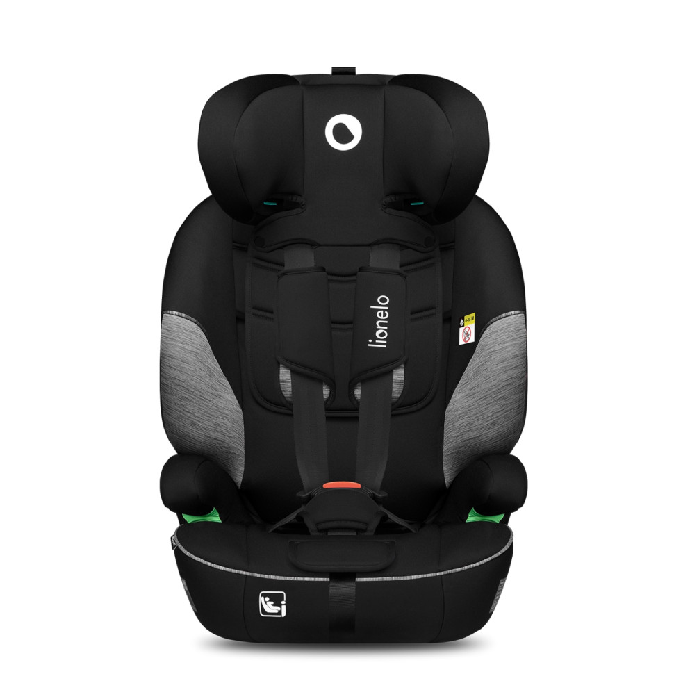 Дитяче автокрісло LEVI Lionelo 77590980 I-SIZE, BLACK GREY