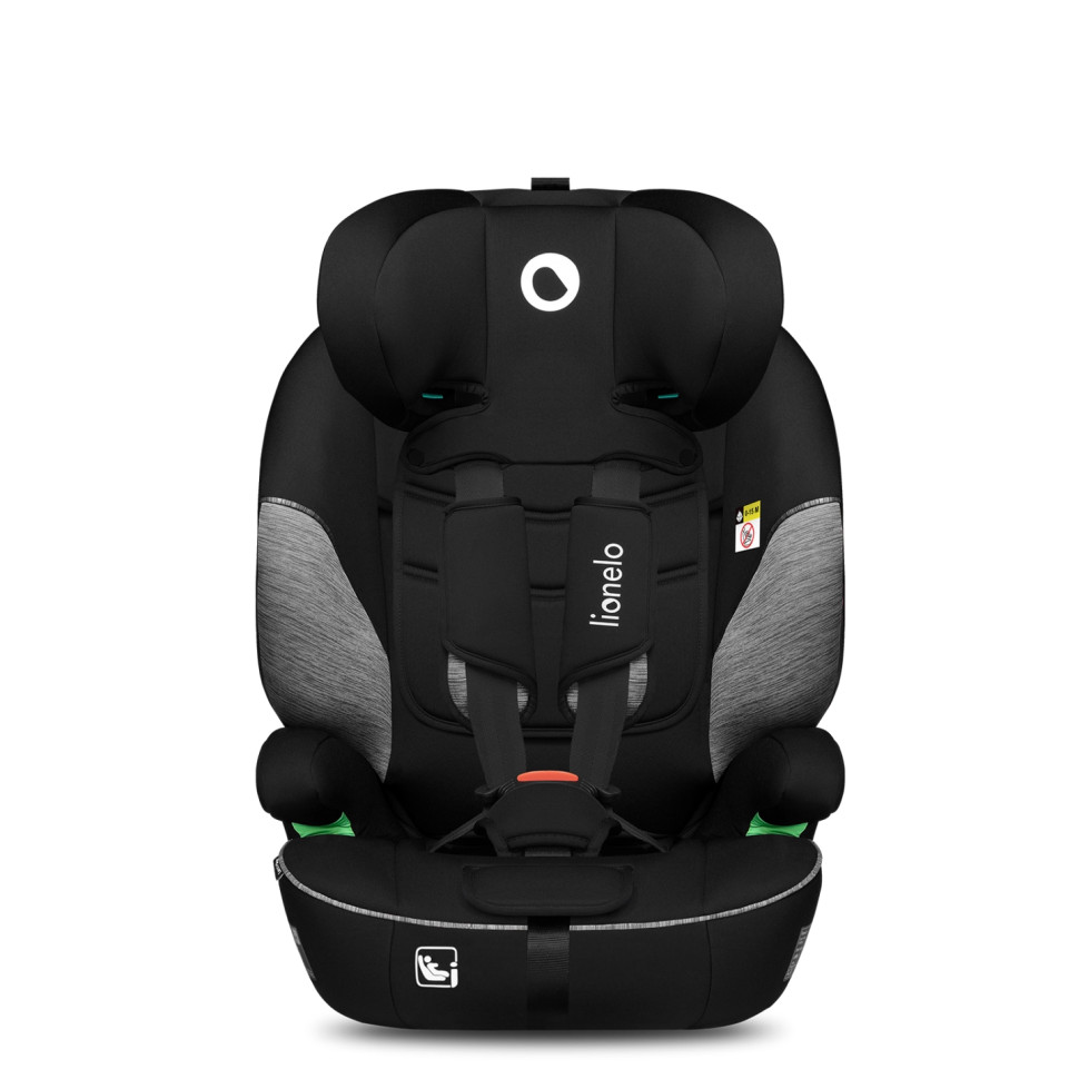Дитяче автокрісло LEVI Lionelo 77590980 I-SIZE, BLACK GREY