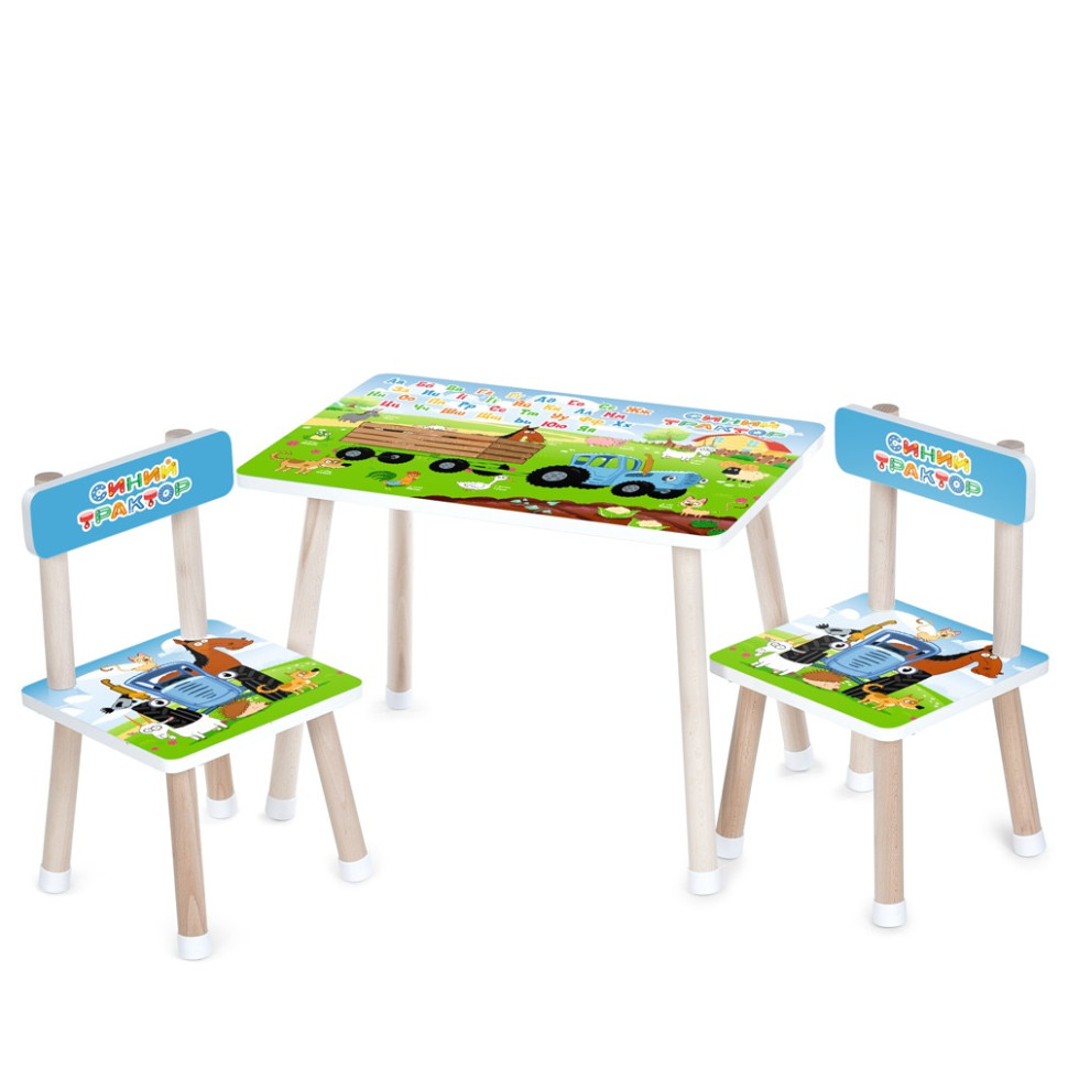Дитячий столик Bambi M 501-22 стільниця 60 х 40 см, 2 стільчики