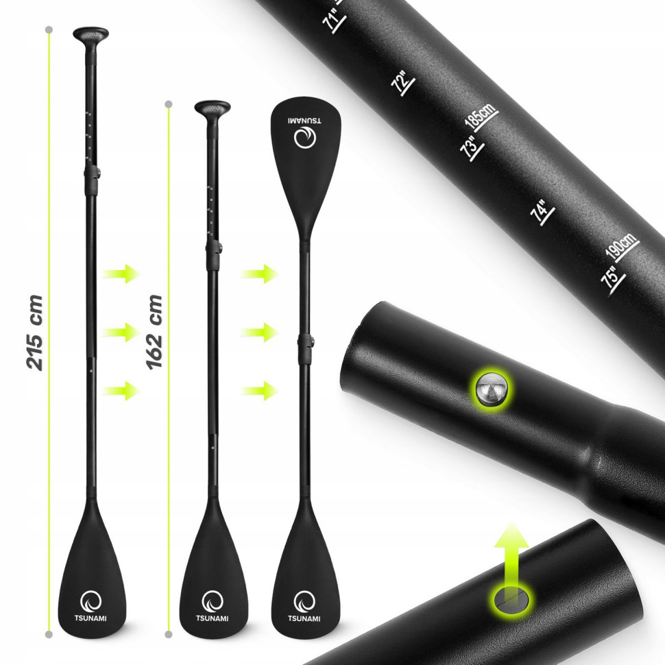 Надувная SUP доска PRO T11 TSUNAMI P-5905973405584 с веслом 350 см
