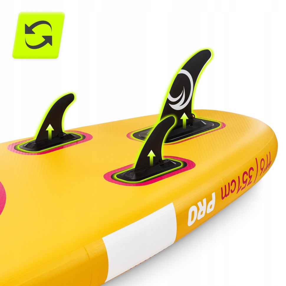 Надувная SUP доска PRO T11 TSUNAMI P-5905973405584 с веслом 350 см