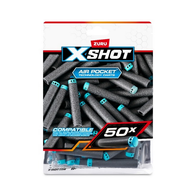 Набір м'яких набоїв для дитячої зброї Excel X-Shot 36588, 50 патронів