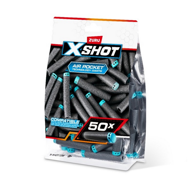 Набір м'яких набоїв для дитячої зброї Excel X-Shot 36588, 50 патронів