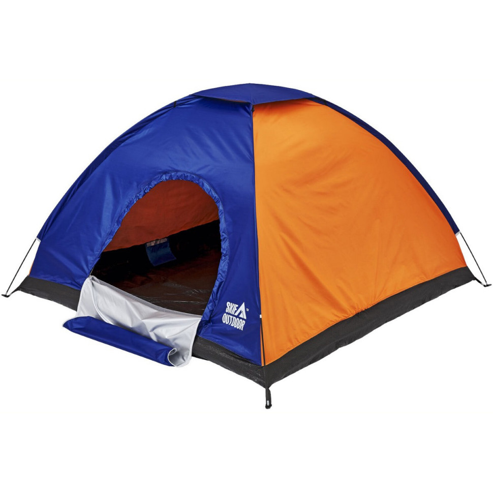 Палатка туристическая Adventure I Skif Outdoor SOTSL200OB, 200 x 200 cм, orange-blue