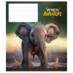Тетрадь ученическая "Adventure" Школярик 018-3291L-2 в линию, 18 листов