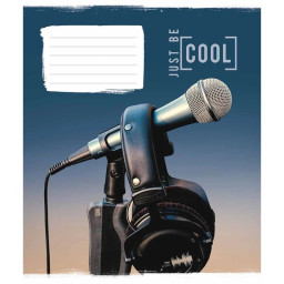 Тетрадь ученическая "Just be cool" Школярик 024-3383L-5 в линию, 24 листов