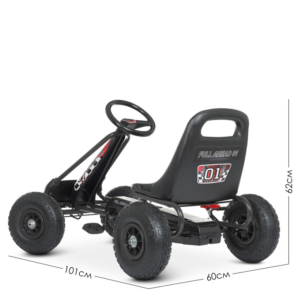 Велокарт дитячий Bambi kart M 0645(2)-2 чорний