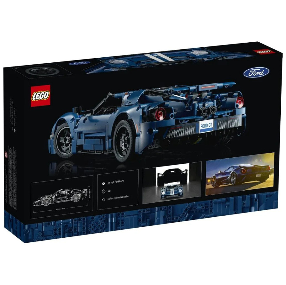 Конструктор LEGO Technic Ford GT 2022 42154, 1466 деталей 