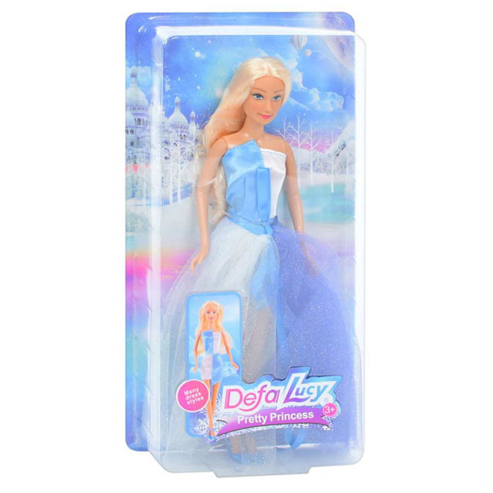 УЦЕНКА!!! Детская игрушечная Кукла Bambi 8456(Blue)-UC в бальном платье