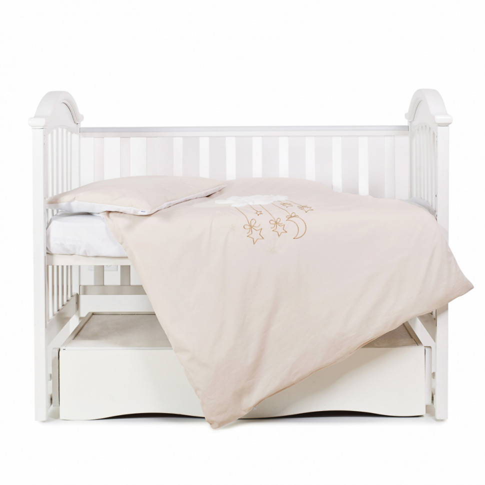 Сменная детская постель Babycentre & Moonlight Twins 4011-ZBTMO-02, 3 элемента
