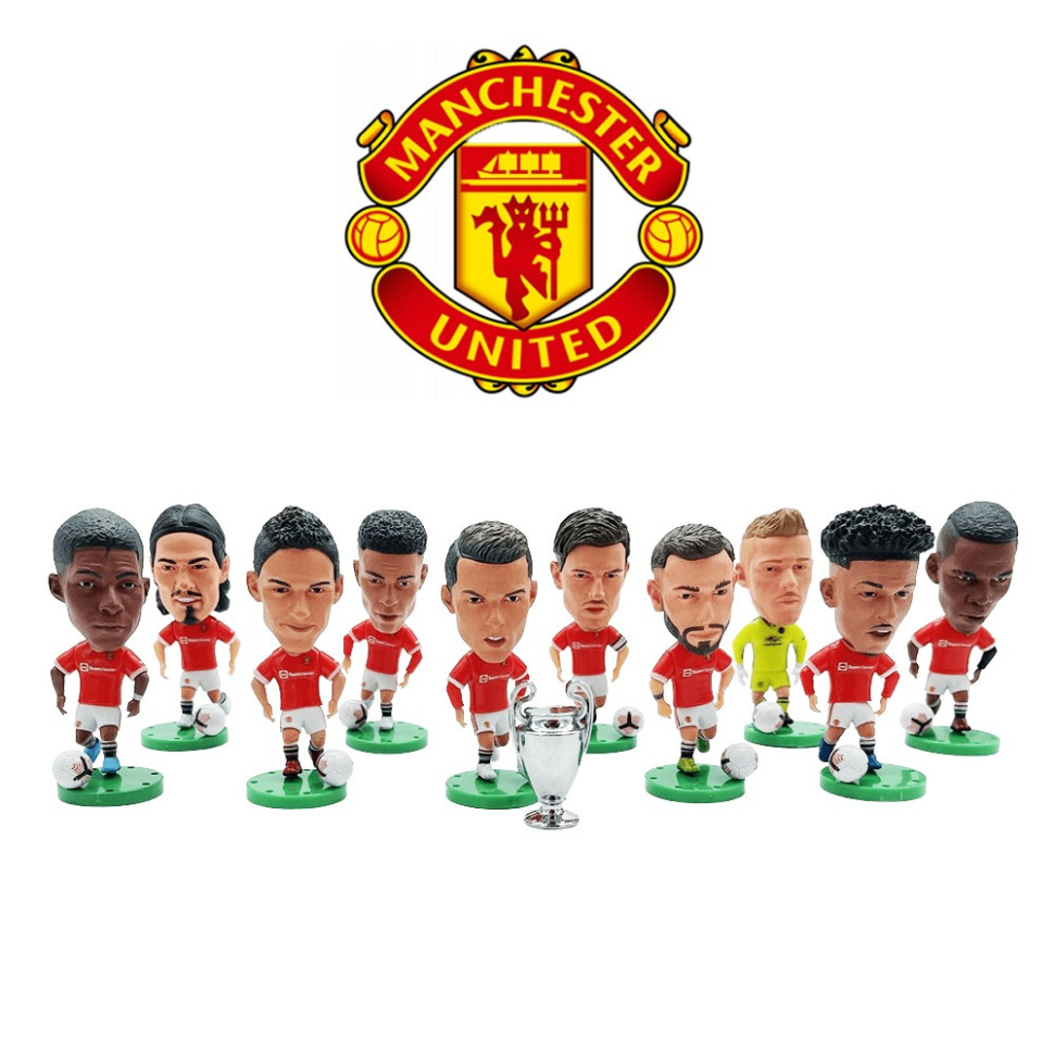 Набір сувенірних фігурок футболістів 