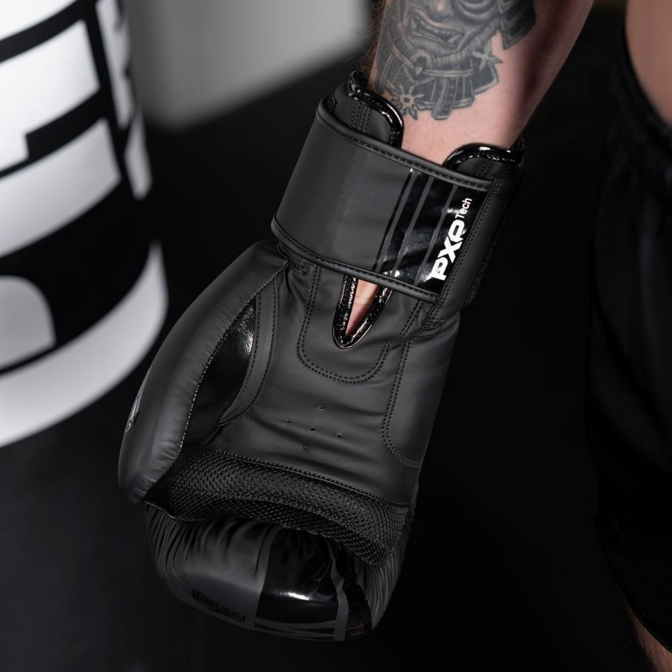 Боксерські рукавиці APEX Phantom PHBG2025-16 Black 16 oz