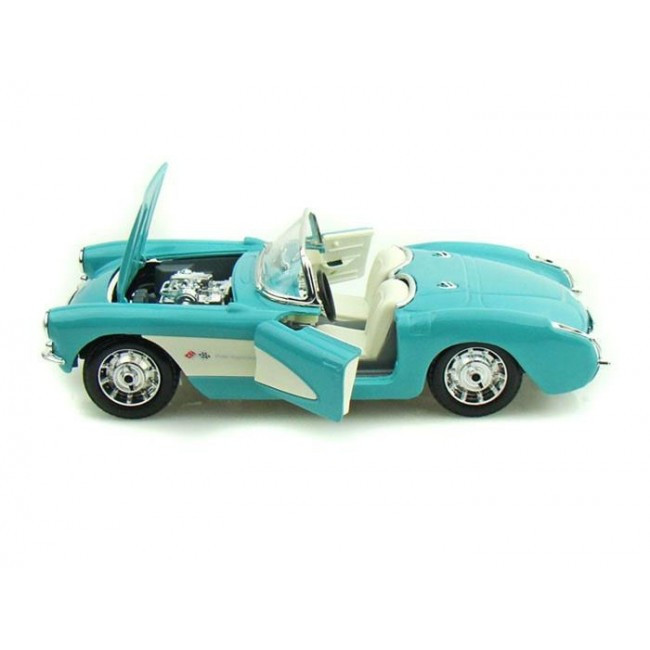 Детская автомодель (1:24) 1957 Chevrolet Corvette голубой 31275
