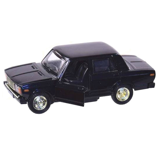УЦІНКА! Ігрова машинка ВАЗ 2107 АВТОПРОМ 7794(Black) звук, світло