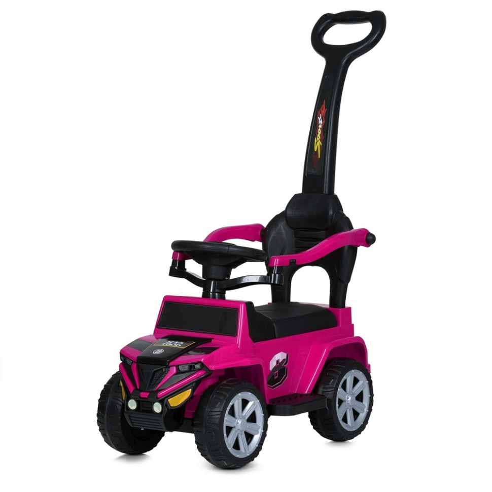 Детская каталка-толокар 2 в 1 Bambi Racer M 5805EL-8 с родительской ручкой
