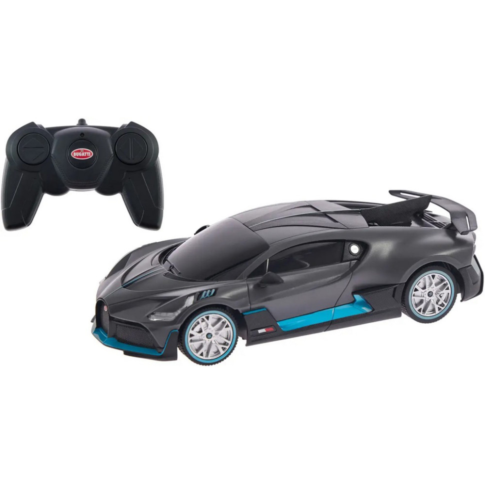 Машинка на радіокеруванні Bugatti DIVO Rastar 98900 grey 1:24 
