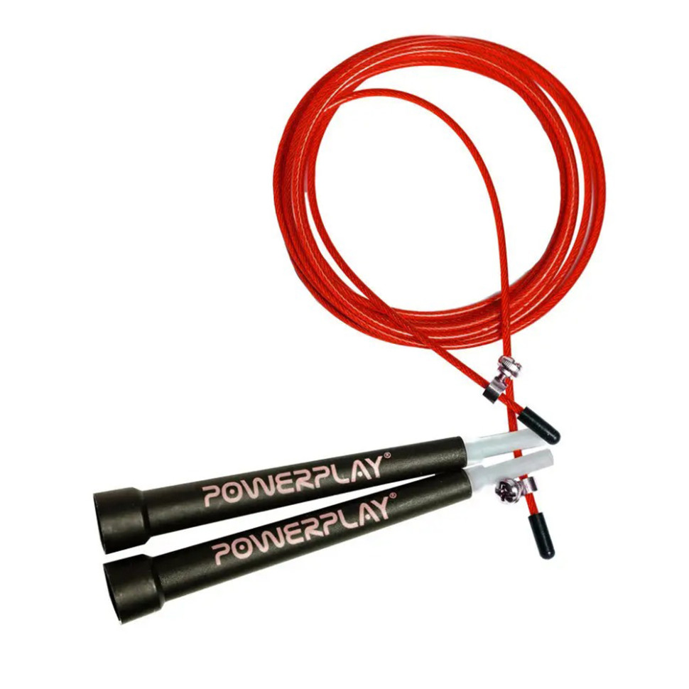 Скакалка швидкісна PowerPlay PP_4202_Red, Червона