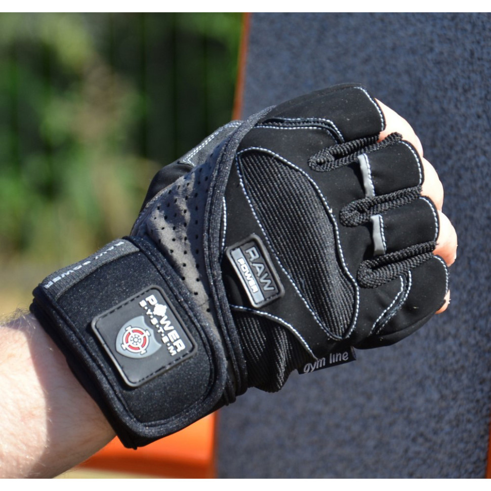 Перчатки для фитнеса PS-2850 Raw Power Power System PS-2850_2XL_Black-Grey, Black/Grey, XXL
