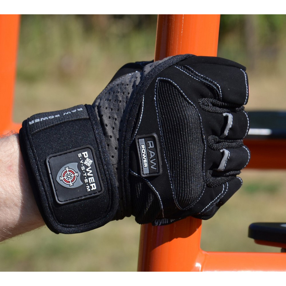 Перчатки для фитнеса PS-2850 Raw Power Power System PS-2850_2XL_Black-Grey, Black/Grey, XXL