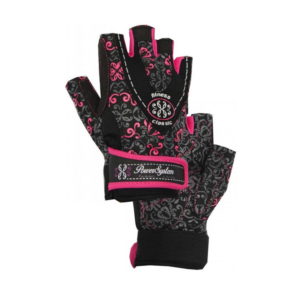 Перчатки для фитнеса Classy Power System PS_2910_XS_Black/Pink, XS 20 см