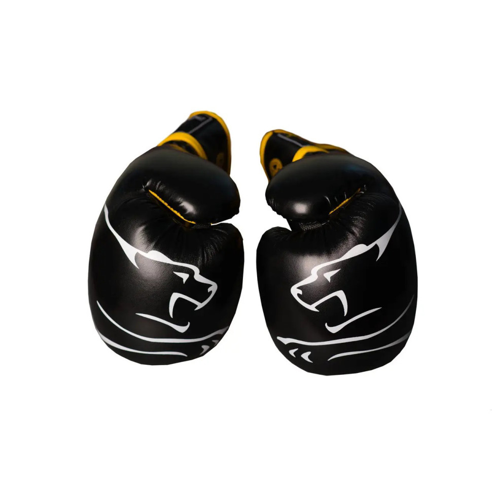 Боксерские перчатки Jagua PowerPlay PP_3018_14oz_Black/Yellow, Черно-Желтые 14 унций