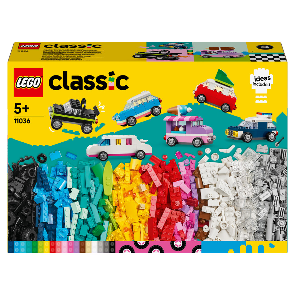 Конструктор Творческие транспортные средства LEGO 11036, 900 деталей 
