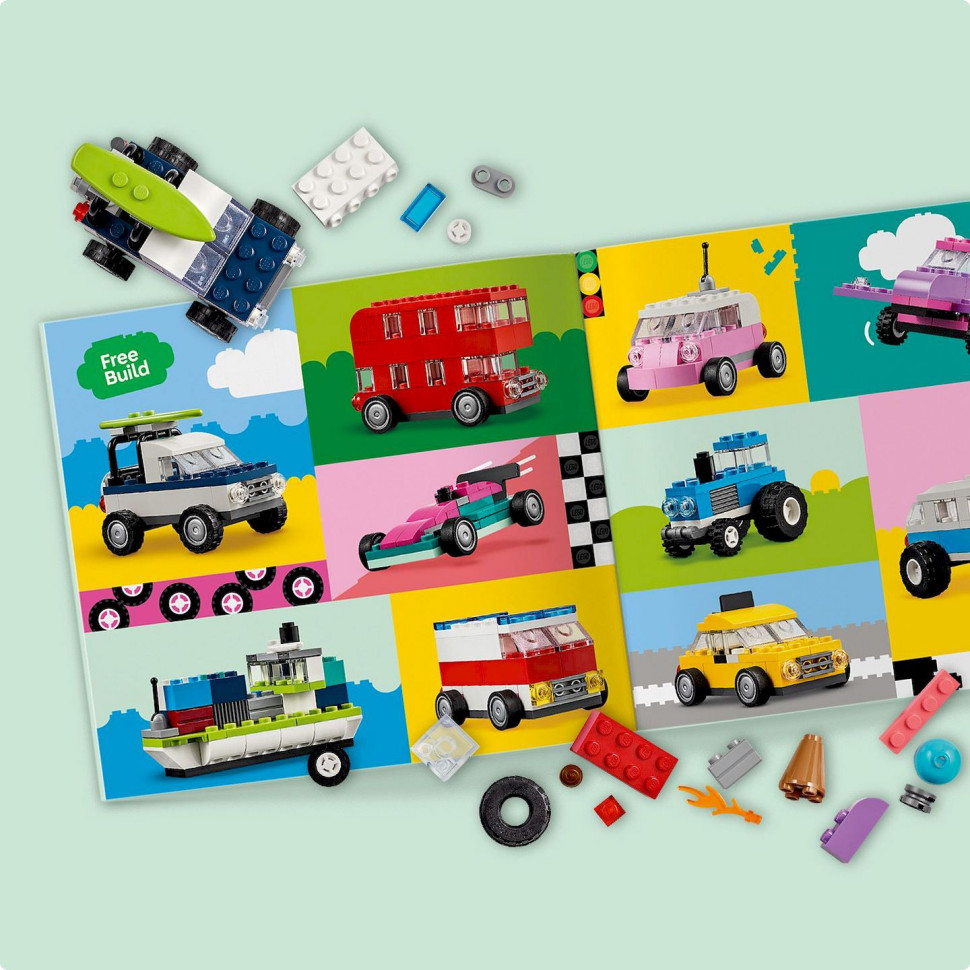 Конструктор Творческие транспортные средства LEGO 11036, 900 деталей 