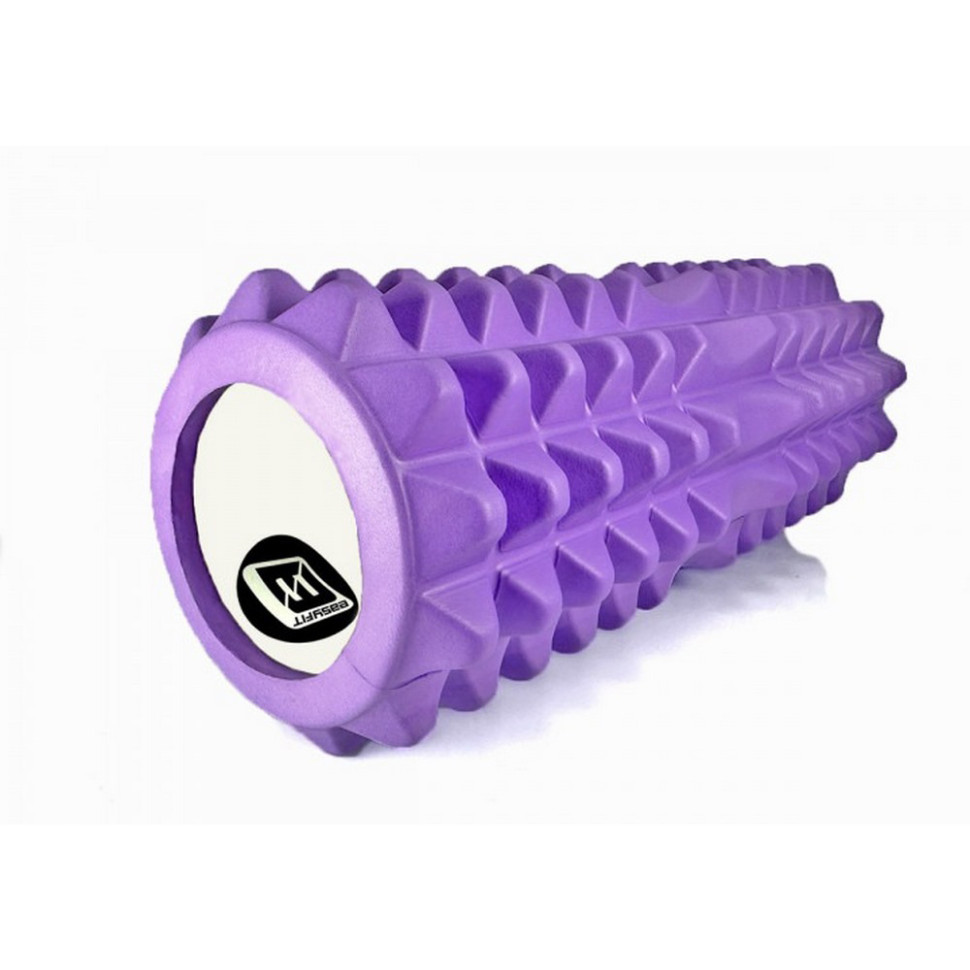 Массажный ролик Grid Roller v.1.2 EasyFit EF-2022-V 33 см, Фиолетовый