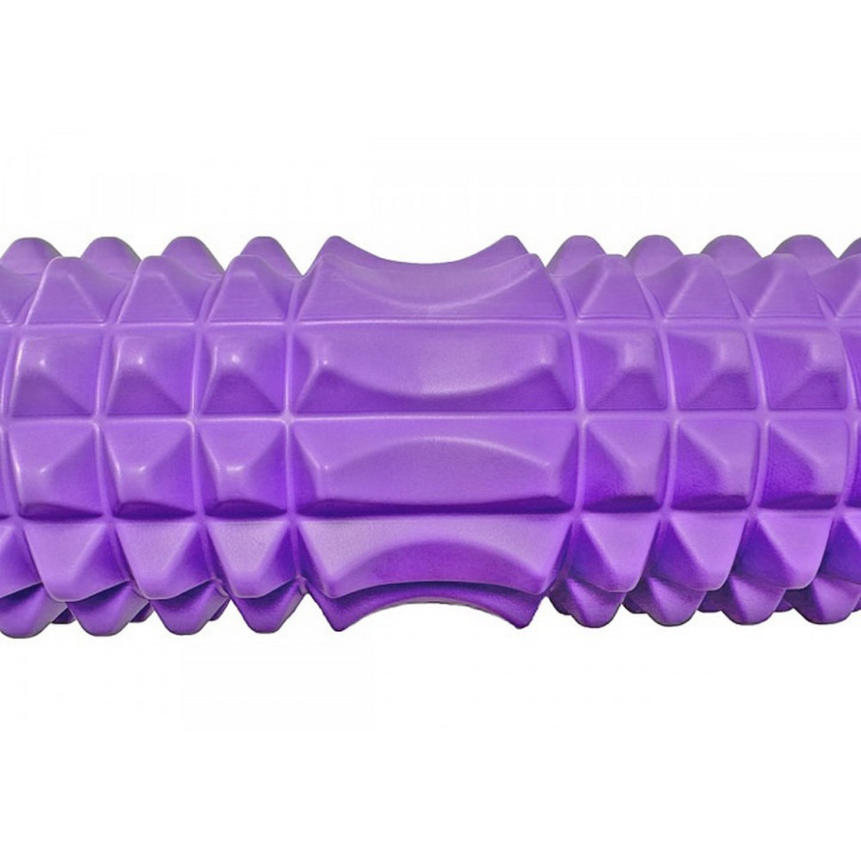 Массажный ролик Grid Roller v.1.2 EasyFit EF-2022-V 33 см, Фиолетовый