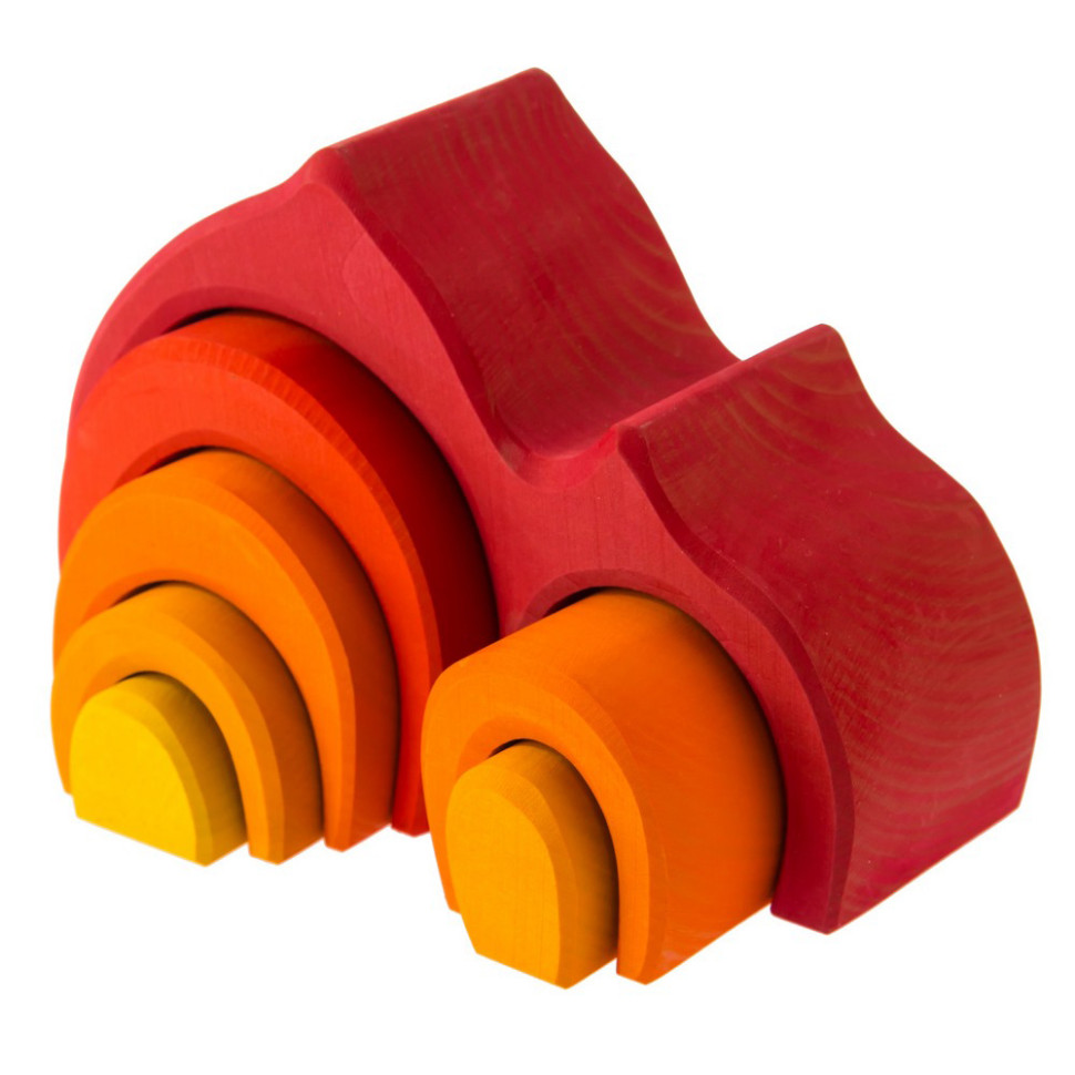 Конструктор Будинок Габлі nic NIC523020 дерев'яний, червоний