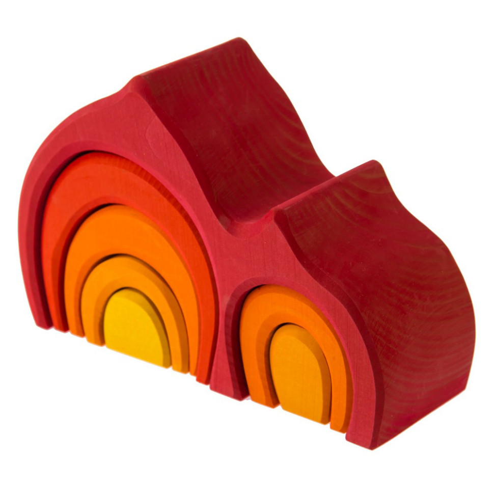 Конструктор Будинок Габлі nic NIC523020 дерев'яний, червоний