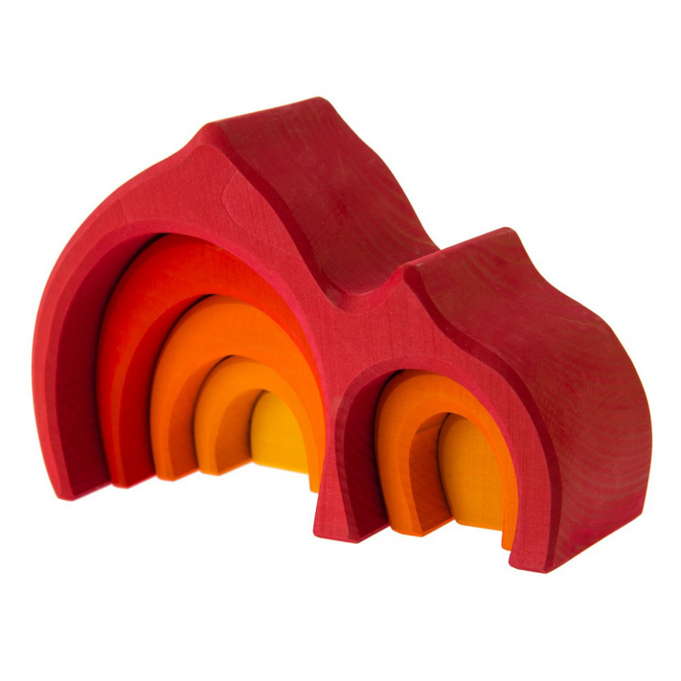 Конструктор Будинок Габлі nic NIC523020 дерев'яний, червоний