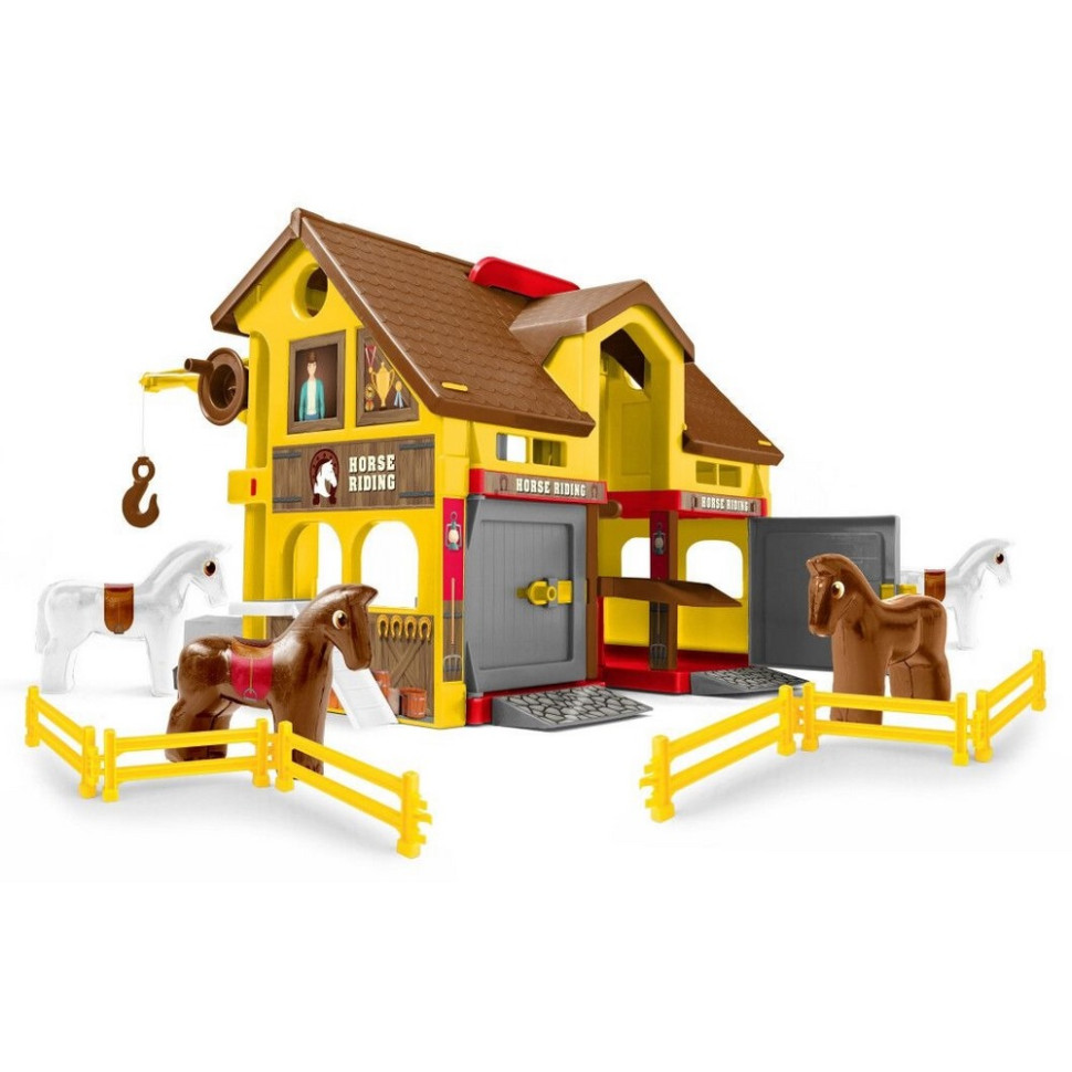 Дитячий ігровий набір-паркінг «Play House» Кінне ранчо Wader 25430