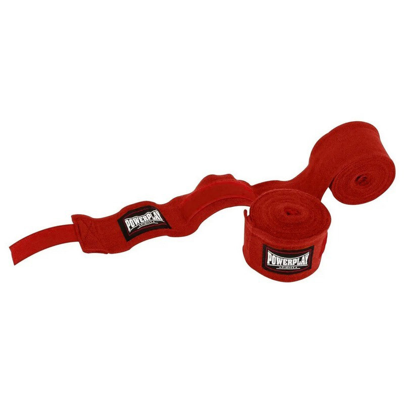 Бинты для бокса Lycra 3047 PowerPlay PP_3047_3m_Red, Красные (3м)