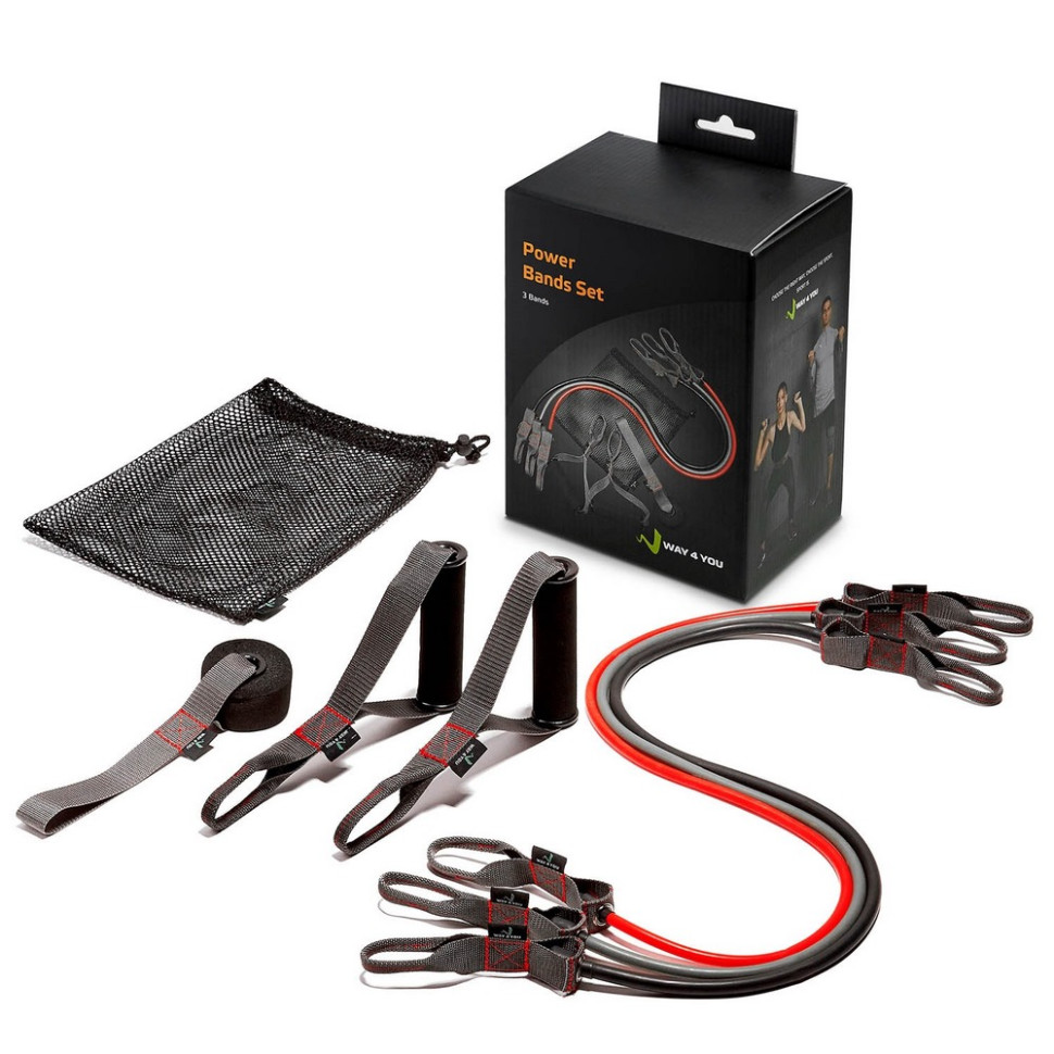 Набор эспандеров для фитнеса POWER BANDS SET Way4you w40228