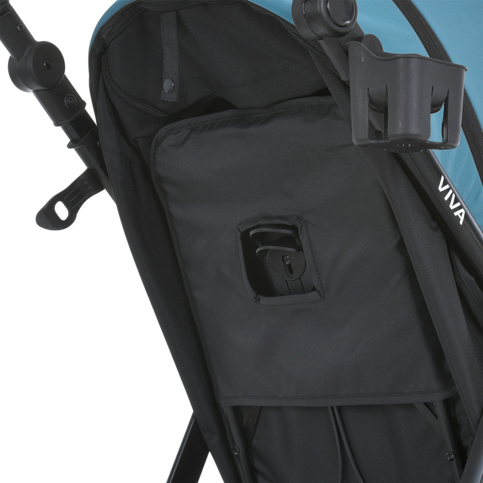 Коляска детская прогулочная VIVA Bambi M 5723 Pine blue, синяя