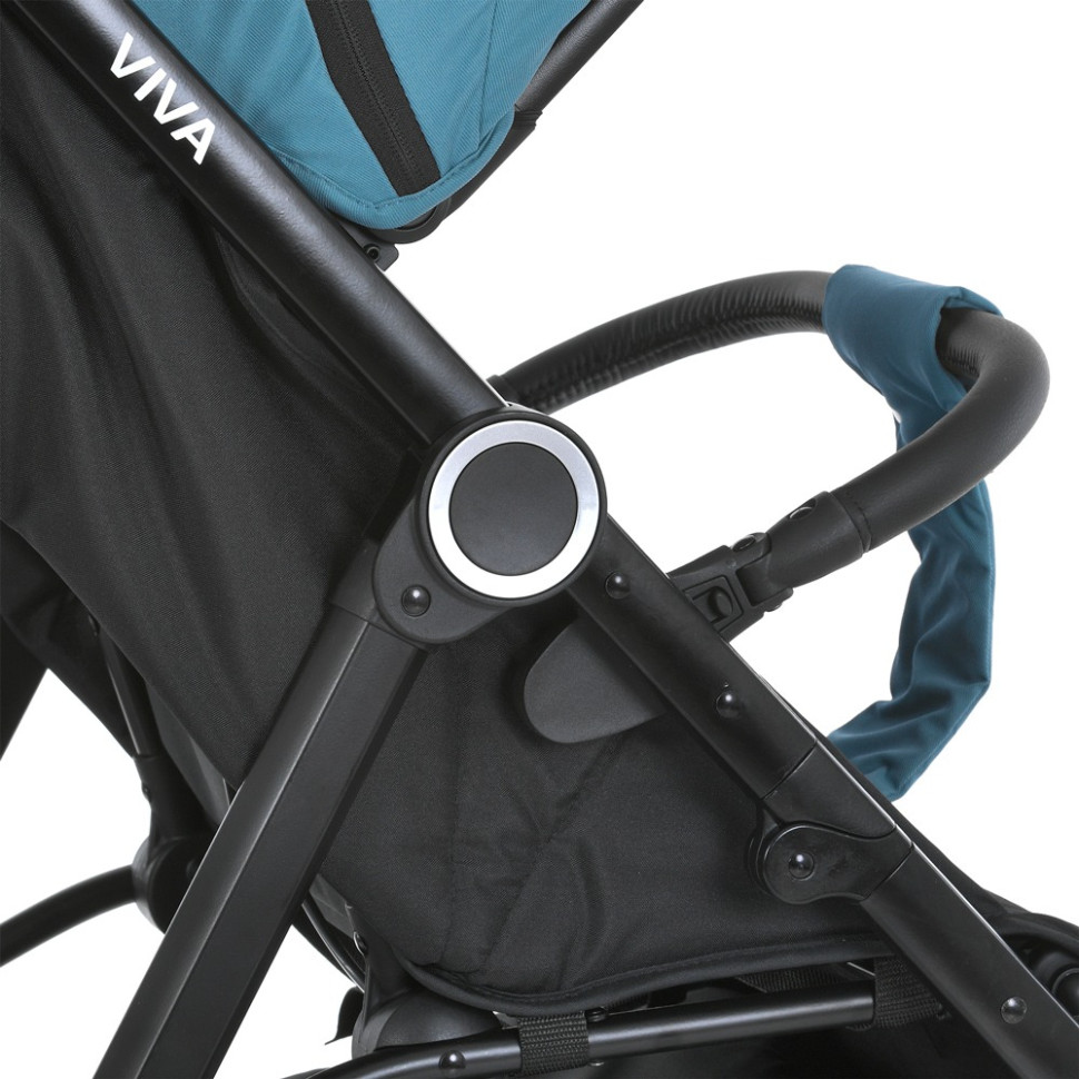 Коляска детская прогулочная VIVA Bambi M 5723 Pine blue, синяя