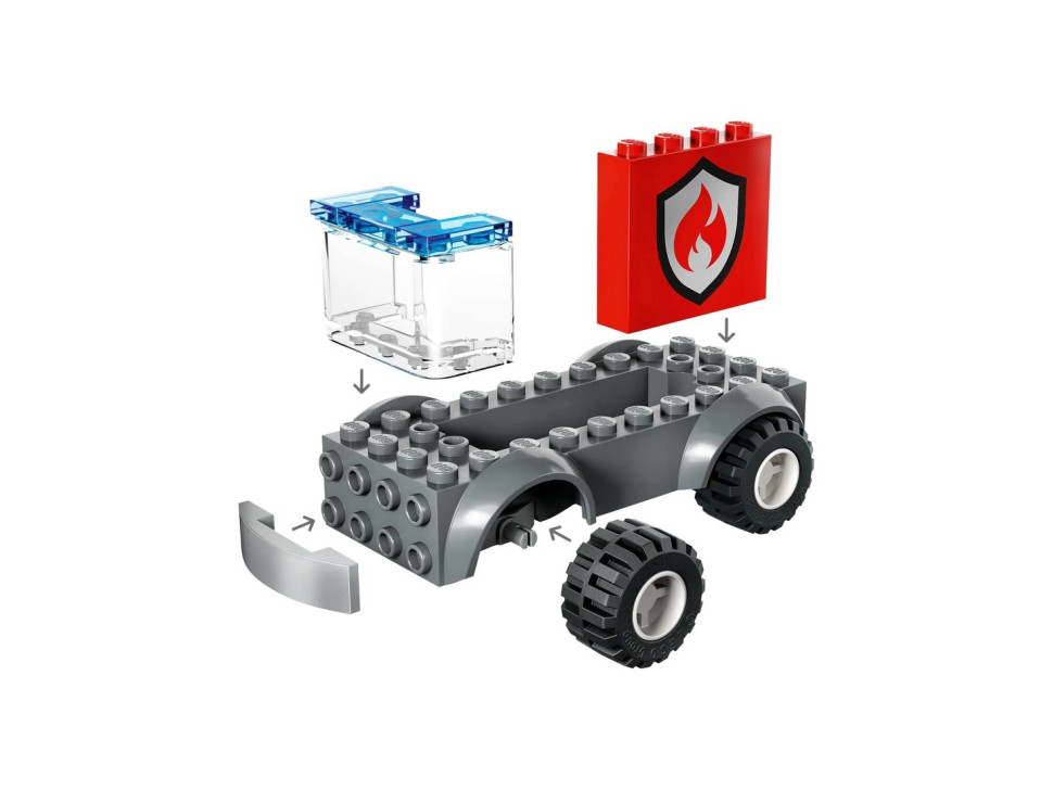 Конструктор LEGO City Пожежне депо та пожежна машина 60375