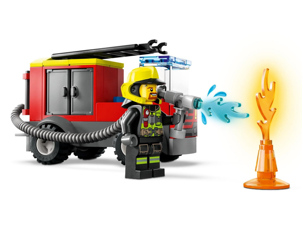 Конструктор LEGO City Пожежне депо та пожежна машина 60375