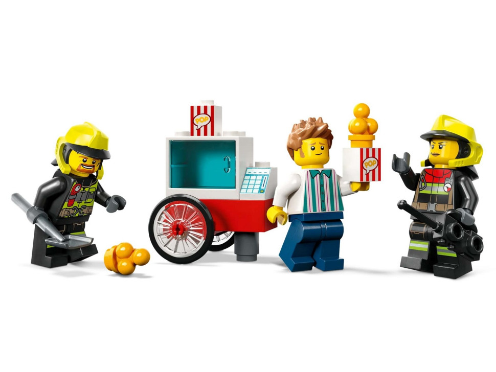 Конструктор LEGO City Пожежне депо та пожежна машина 60375