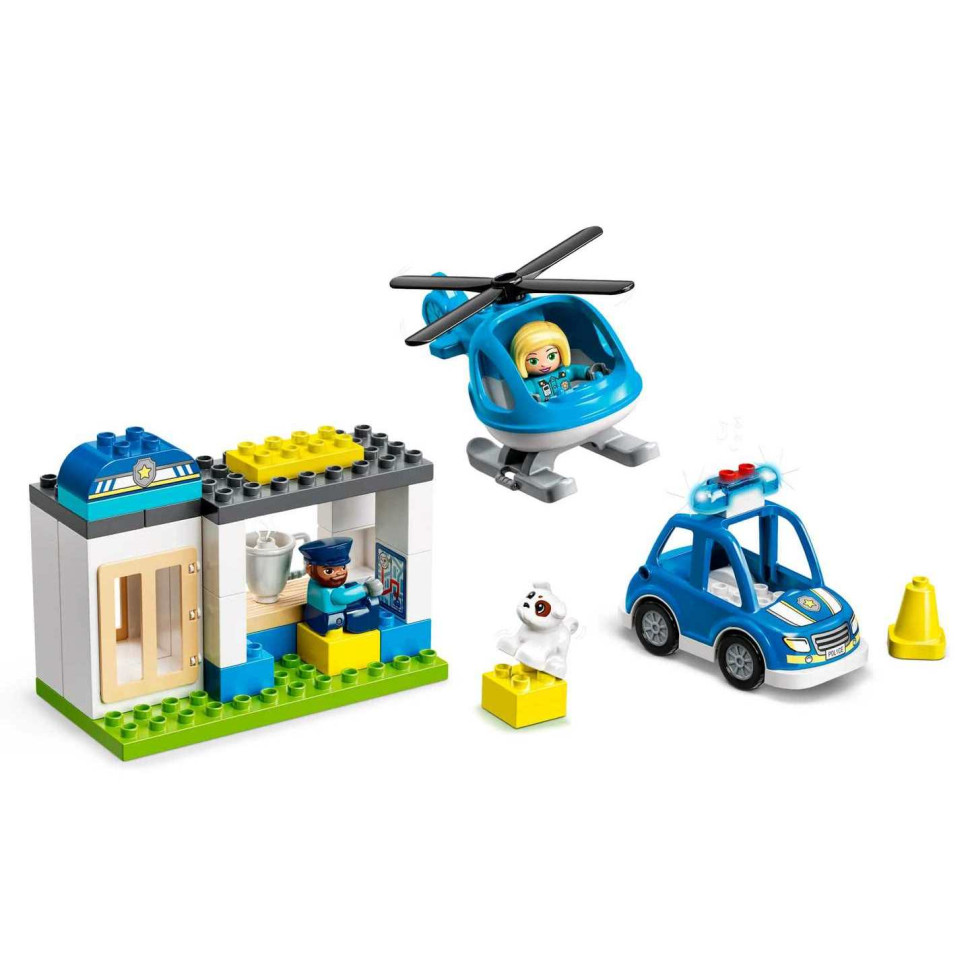 Конструктор LEGO DUPLO Town Полицейский участок и вертолёт 10959